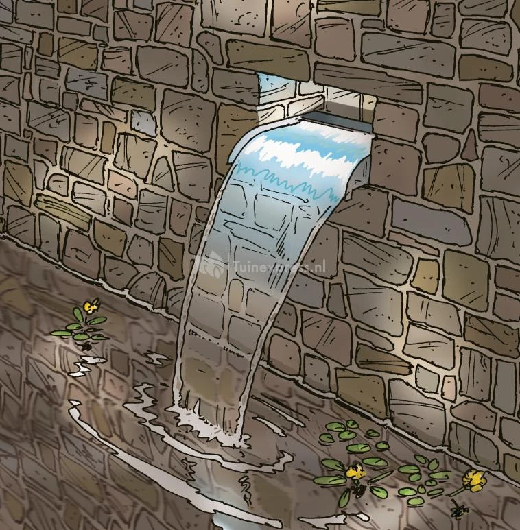 Ubbink Nevada 30 Rvs Waterval LED 2 Ubbink Nevada 30 Rvs Waterval LED - Afbeelding 2