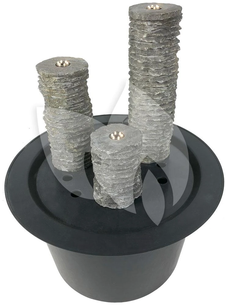 El Capitain Waterornament Natuursteen LED 16/28/40 Cm 1 El Capitain Waterornament Natuursteen LED 16/28/40 Cm