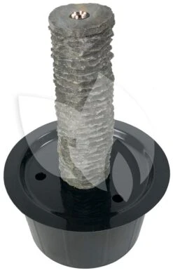 El Capitain Waterornament Natuursteen LED 40 Cm