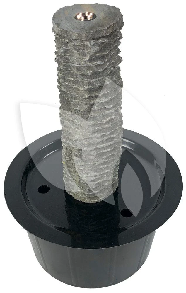 El Capitain Waterornament Natuursteen LED 40 Cm 1 El Capitain Waterornament Natuursteen LED 40 Cm