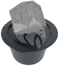 Kubus Waterornament Natuursteen 31 Cm Doorsnede