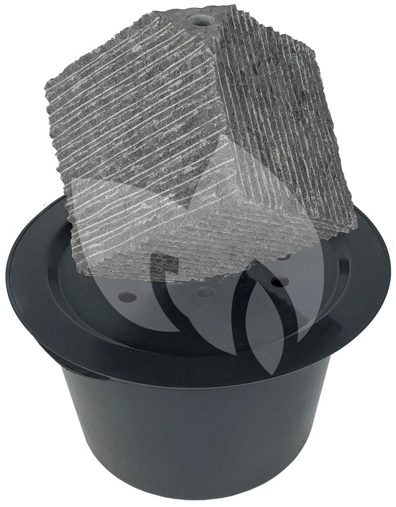 Kubus Waterornament Natuursteen 38 Cm Doorsnede 1 Kubus Waterornament Natuursteen 38 Cm Doorsnede