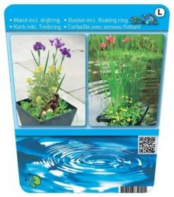 Vijverbenodigdheden -Vijverbenodigdheden mix waterplanten op drijvend planteneiland 2 0 795x900
