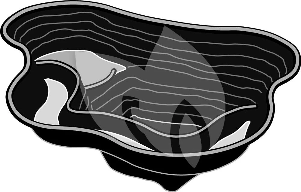 Ubbink Calmus SI Voorgevormde Vijver 1 Ubbink Calmus SI Voorgevormde Vijver