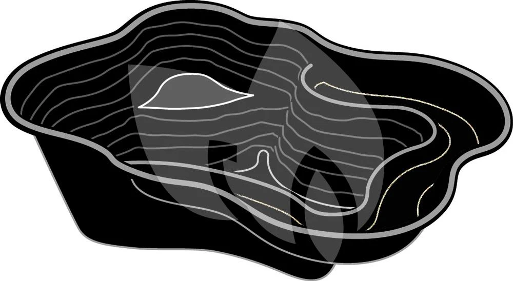 Ubbink Iris SI Voorgevormde Vijver 1 Ubbink Iris SI Voorgevormde Vijver