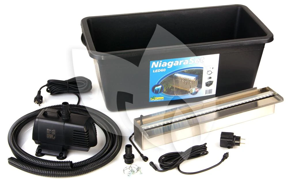 Ubbink Niagara 60 LED Waterval Set 1 Ubbink Niagara 60 LED Waterval Set